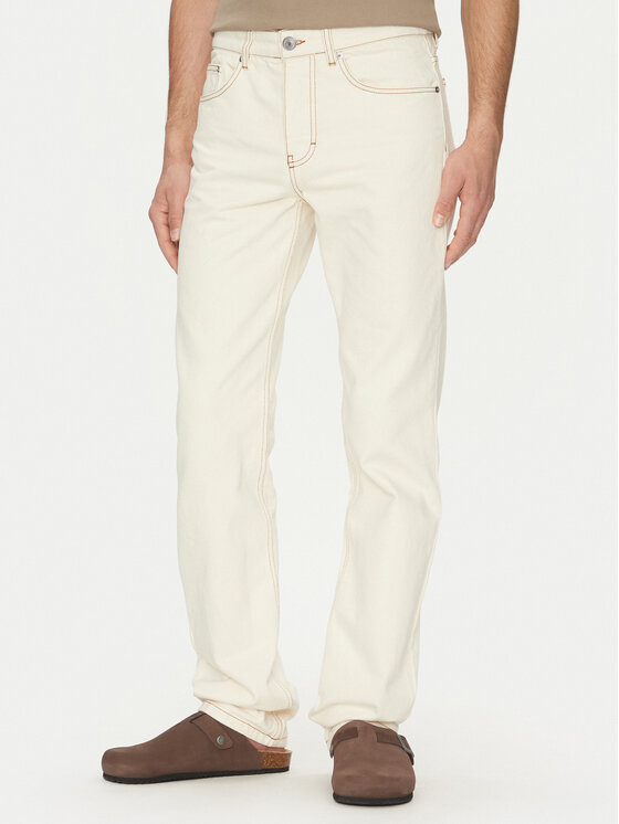 Джинсы classic fit HTR001.DE0039 Ami Paris, экрю
Джинсы classic fit HTR001.DE0039 Ami Paris, экрю