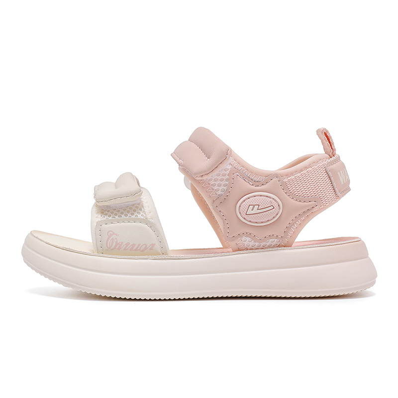 Противоскользящие дышащие детские сандалии для детей WARRIOR, бежевый/розовый
Противоскользящие дышащие детские сандалии для детей WARRIOR, бежевый/розовый