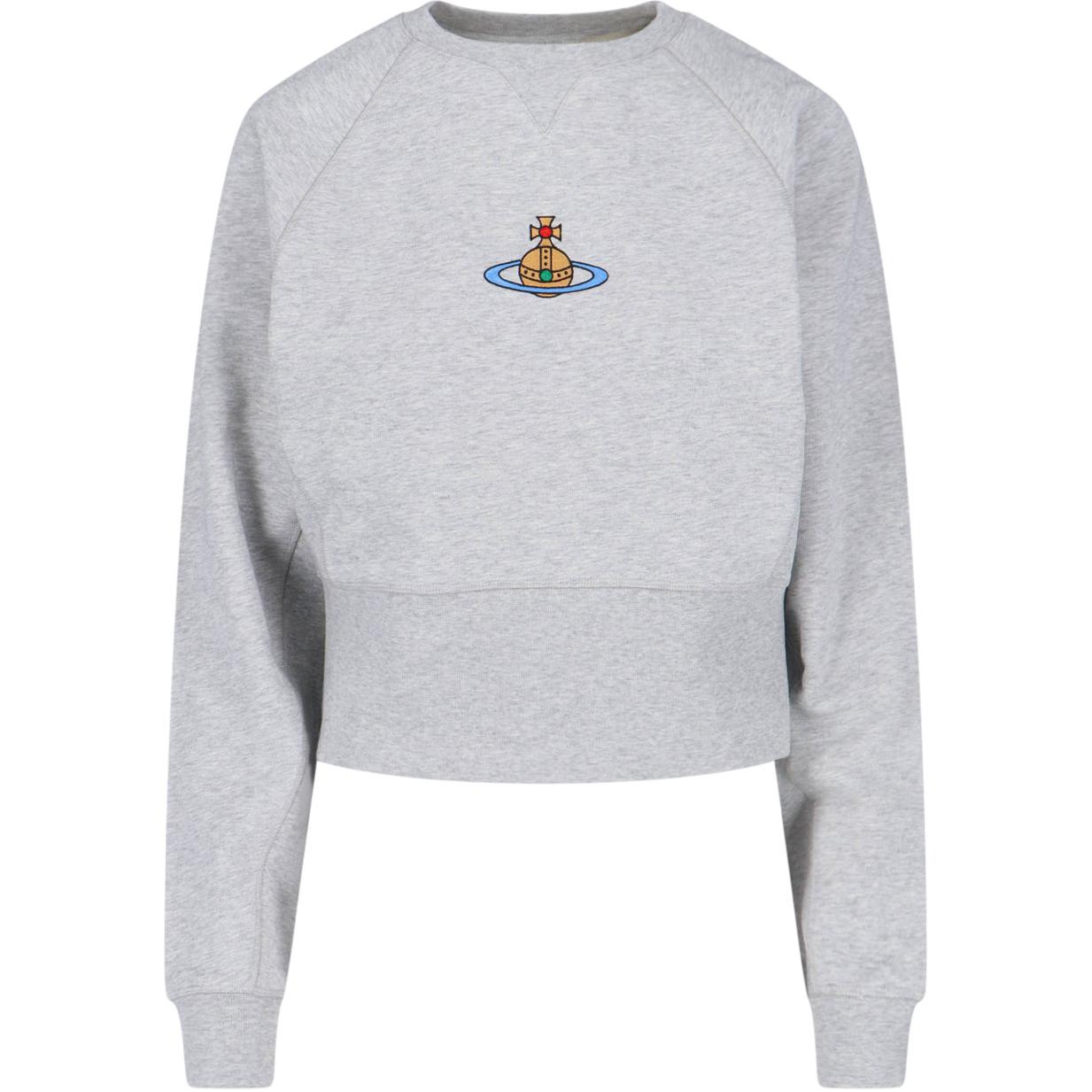 Свитшот с вышивкой Orb Vivienne Westwood, серый
Свитшот с вышивкой Orb Vivienne Westwood, серый