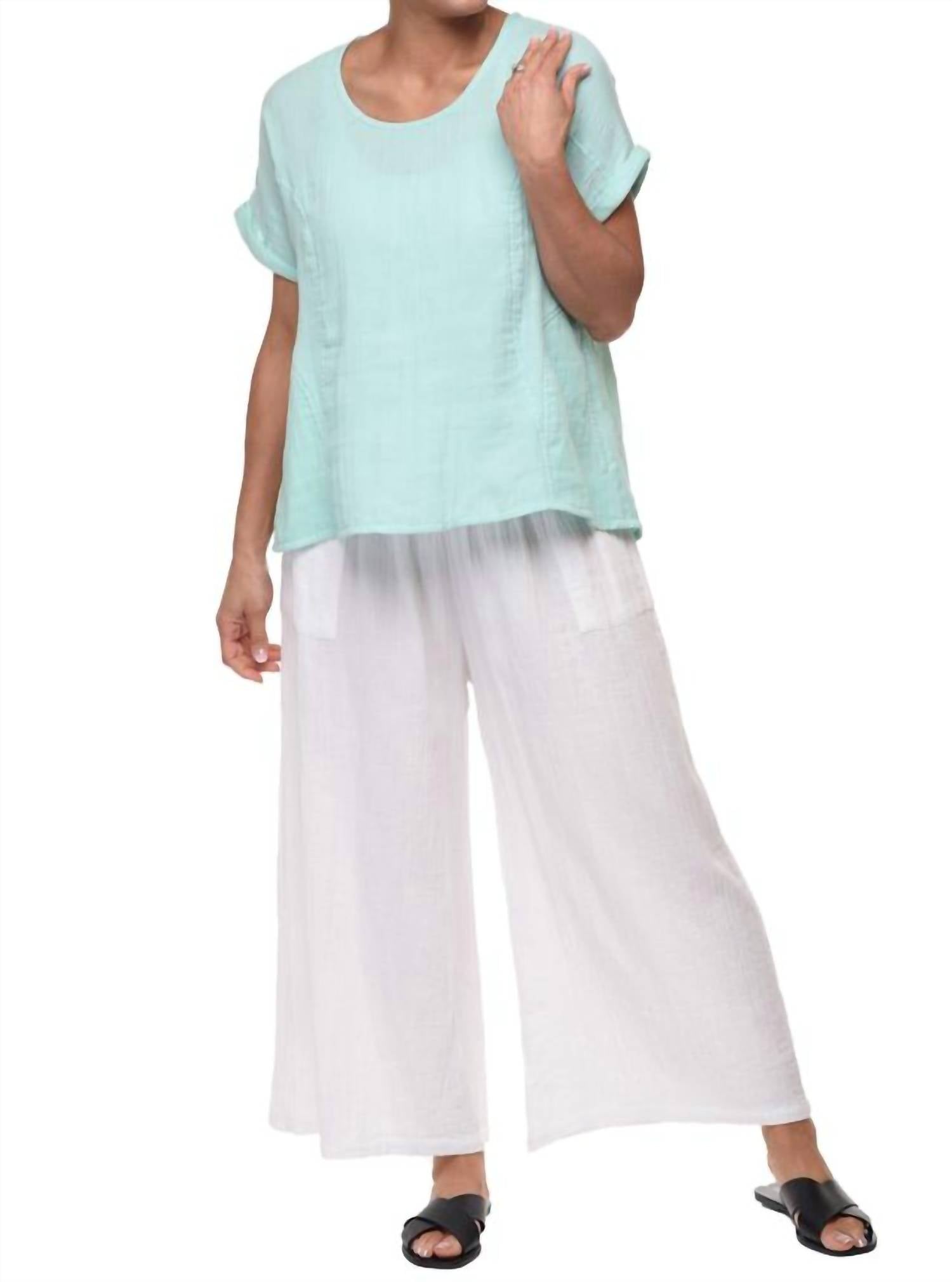 Destination Top In Aqua Tulip Clothing, Aqua
Destination Top In Aqua Tulip Clothing, Aqua