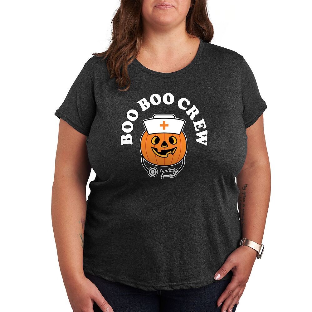 Футболка больших размеров Boo Boo Crew с рисунком Licensed Character, цвет Heather Charcoal
Футболка больших размеров Boo Boo Crew с рисунком Licensed Character, цвет Heather Charcoal