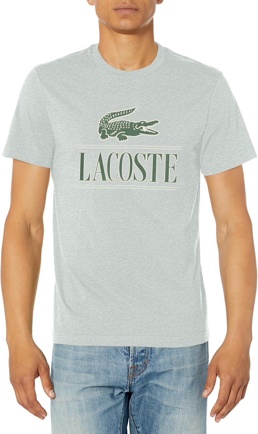 Мужская футболка Lacoste с круглым вырезом, коротким рукавом, стандартным кроем и фирменной символикой, Argent Chine 3D Print
Мужская футболка Lacoste с круглым вырезом, коротким рукавом, стандартным кроем и фирменной символикой, Argent Chine 3D Print