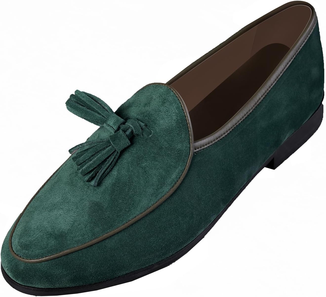 Мужские лоферы Santimon, формальная обувь с отделкой кисточками, модные повседневные деловые лоферы типа пэнни, зеленый
Мужские лоферы Santimon, формальная обувь с отделкой кисточками, модные повседневные деловые лоферы типа пэнни, зеленый