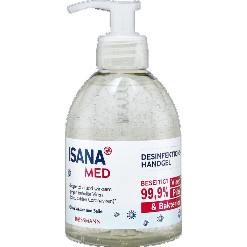 Дезинфицирующий гель для рук ISANA, 300 ml
Дезинфицирующий гель для рук ISANA, 300 ml