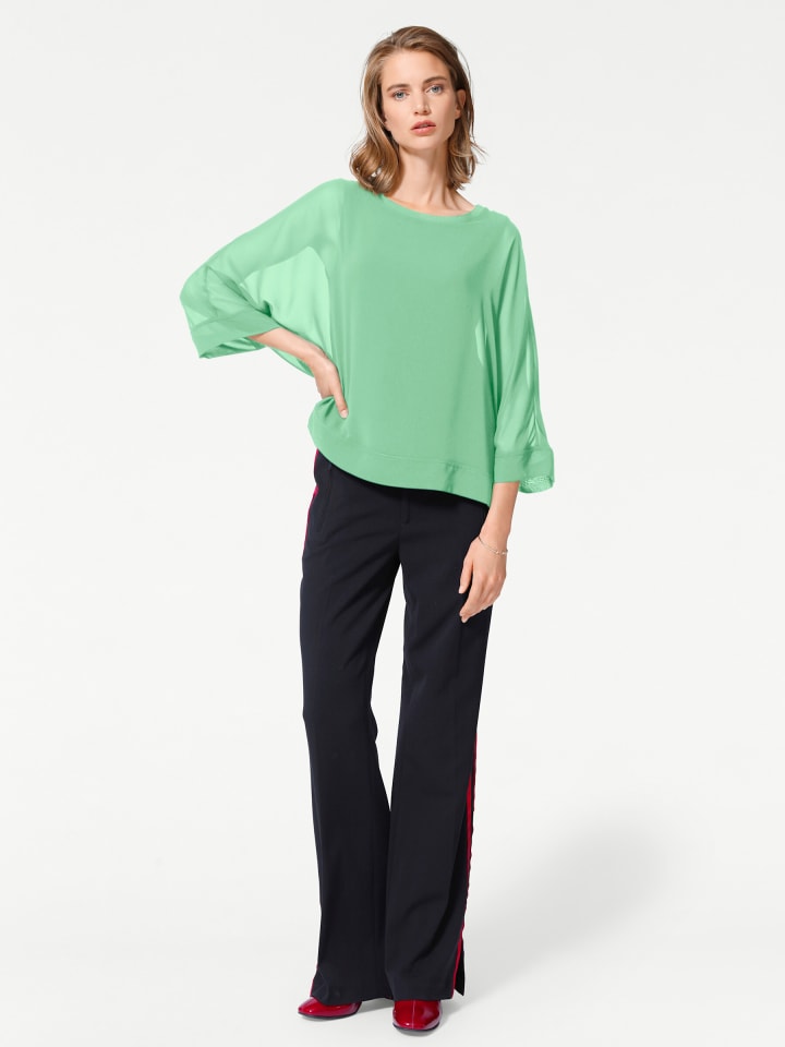 Блузка-рубашка яблочно-зеленого цвета Heine
Блузка-рубашка яблочно-зеленого цвета Heine