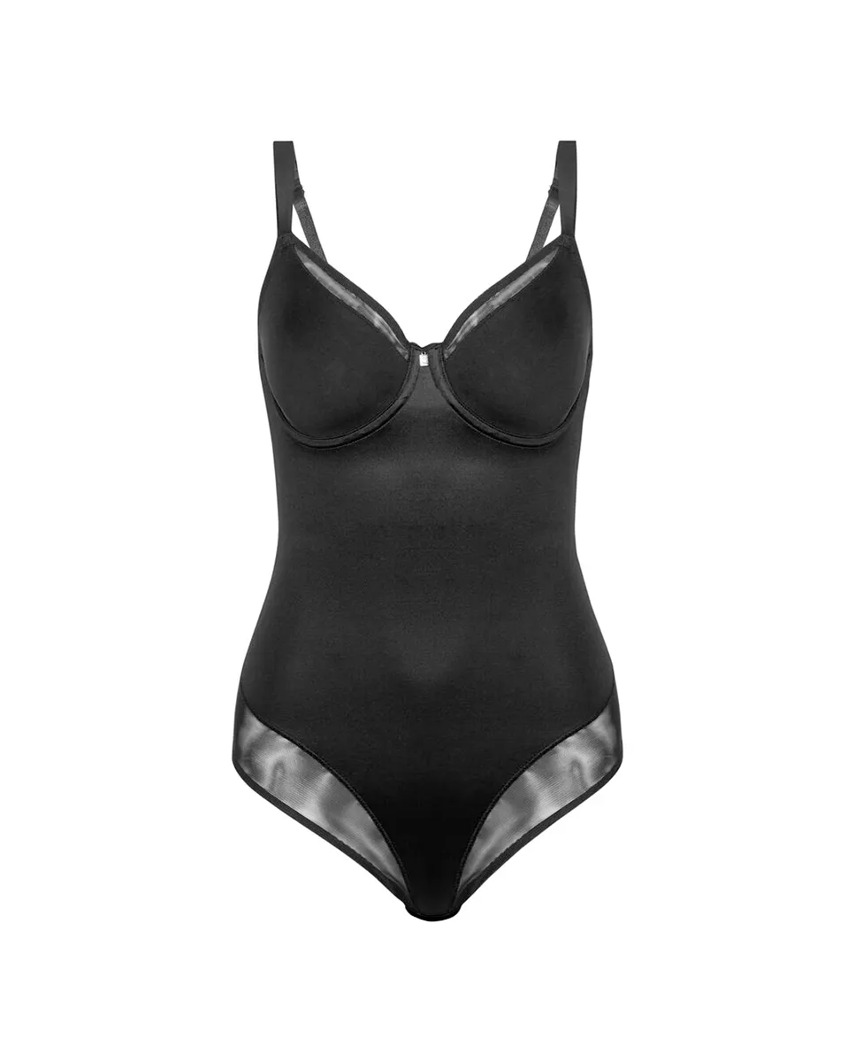 Женское утягивающее боди Triumph на косточках, черный 
Женское утягивающее боди Triumph на косточках, черный