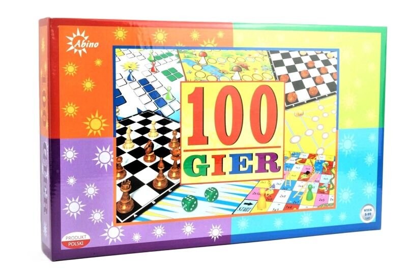 Набор из 100 игр, игра для вечеринки, Abino
Набор из 100 игр, игра для вечеринки, Abino