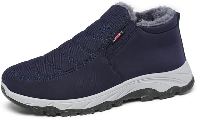 Мужские слипоны-снежные ботинки, ботинки до щиколотки, противоскользящие, водонепроницаемые, с теплой меховой подкладкой, средней высоты, легкие зимние ботинки Generic, синий
Мужские слипоны-снежные ботинки, ботинки до щиколотки, противоскользящие, водонепроницаемые, с теплой меховой подкладкой, средней высоты, легкие зимние ботинки Generic, синий