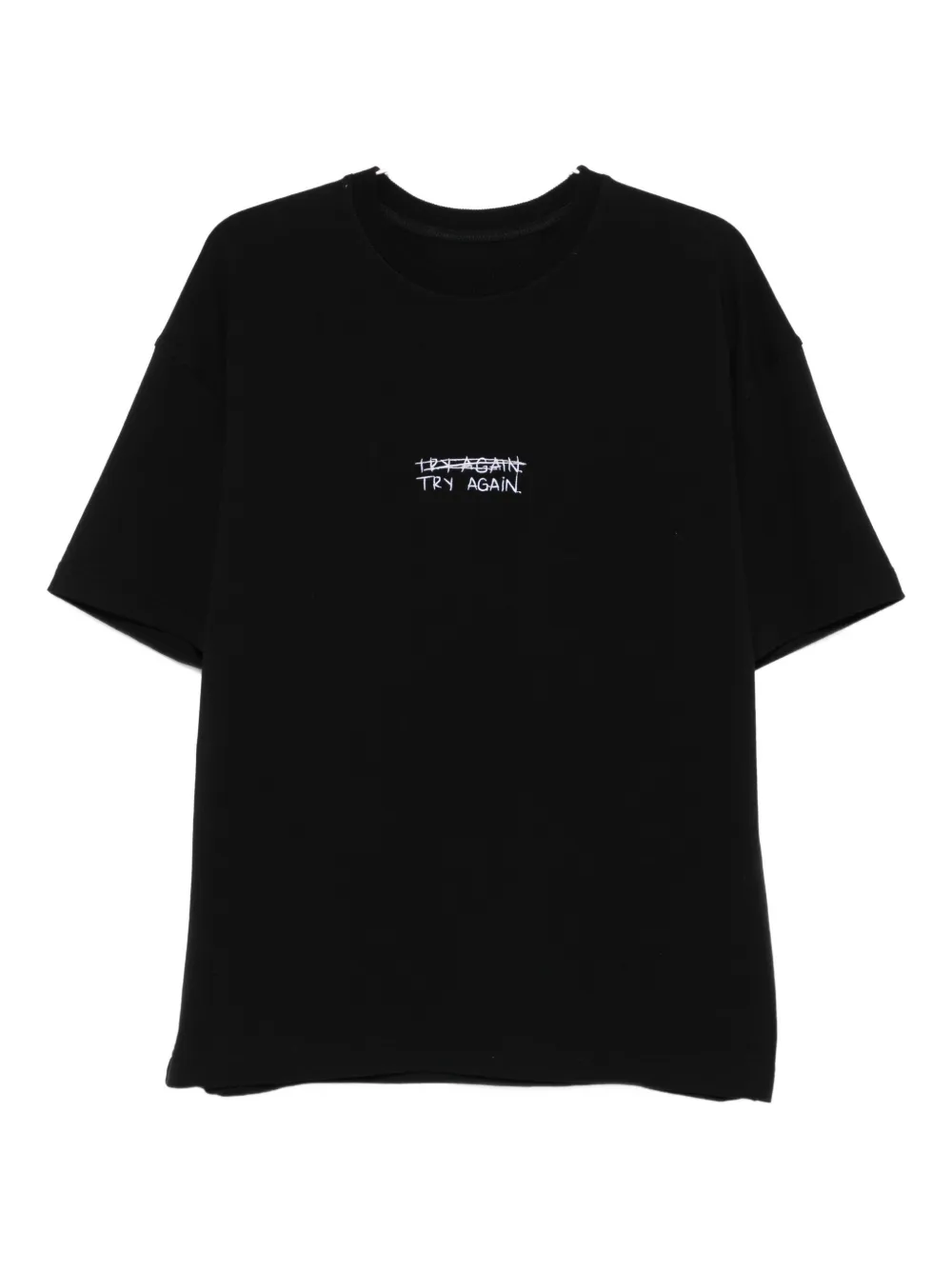 Вышитая хлопковая футболка HAMZA, черный
Вышитая хлопковая футболка HAMZA, черный