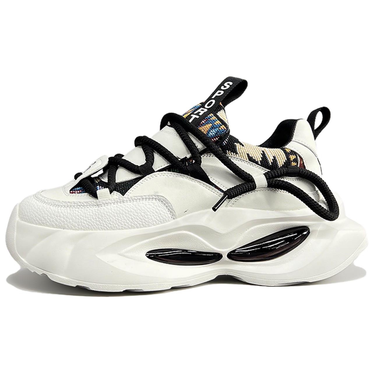 ZUOSAISI Мужские низкие массивные кроссовки White Black, цвет White Black
ZUOSAISI Мужские низкие массивные кроссовки White Black, цвет White Black