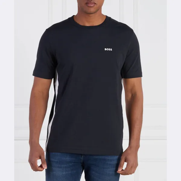 Футболка с индивидуальной посадкой и лентой Boss, синий
Футболка с индивидуальной посадкой и лентой Boss, синий