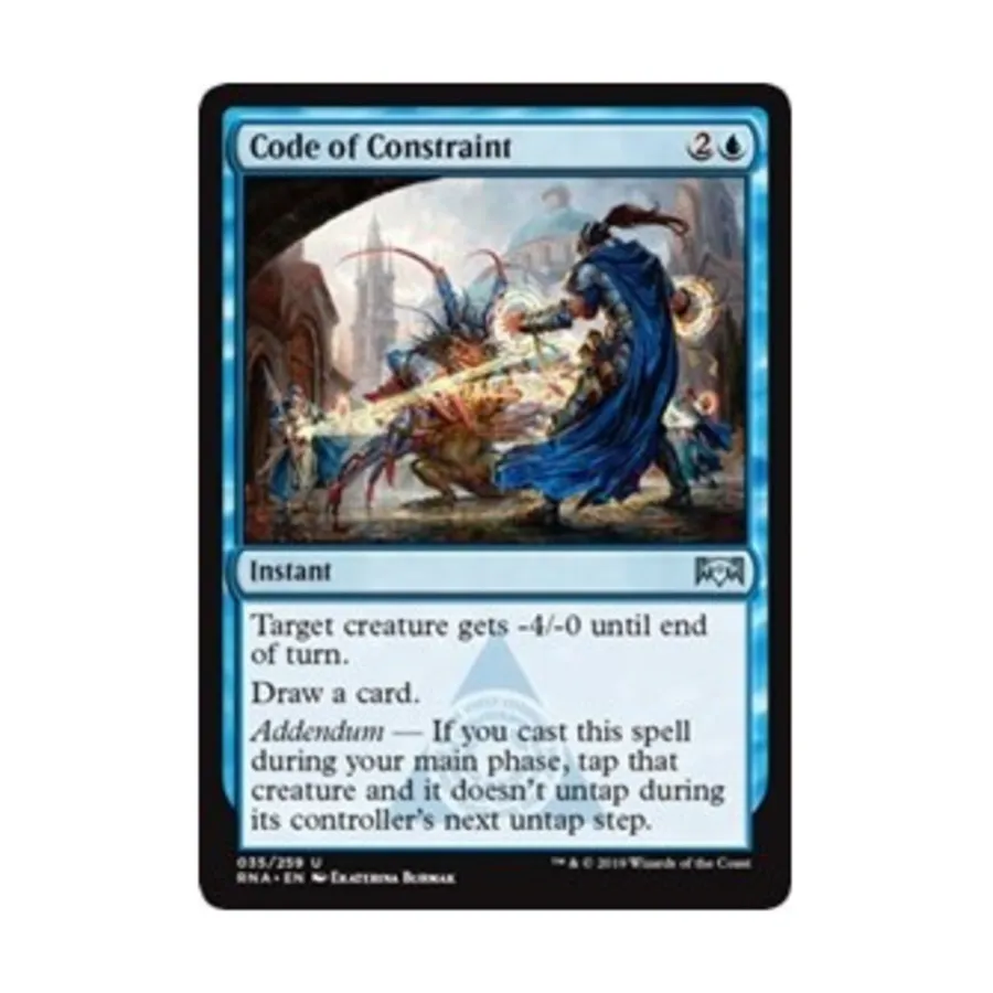 CCG Кодекс ограничений (U), MTG - Ravnica Allegiance
CCG Кодекс ограничений (U), MTG - Ravnica Allegiance