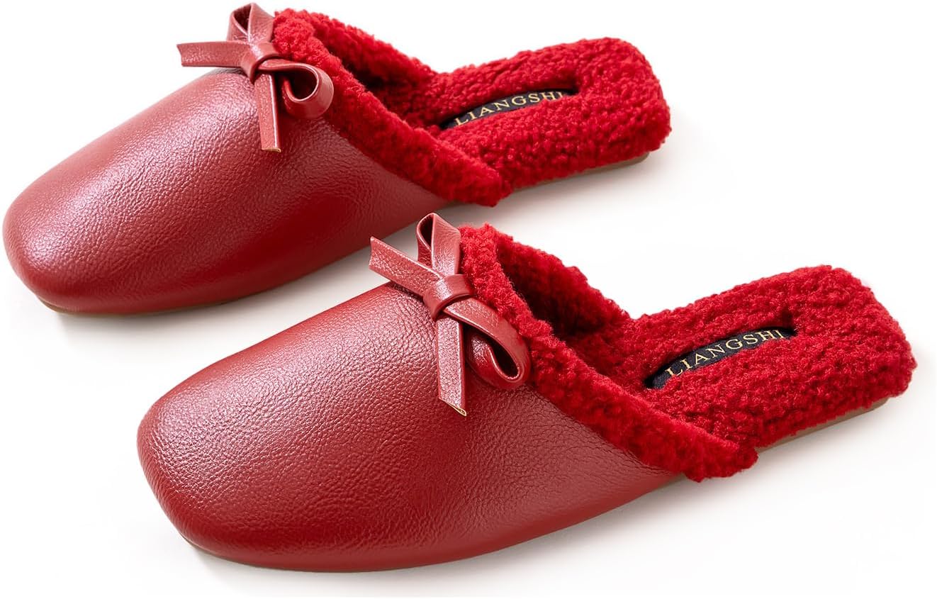 Домашние тапочки Yafirgeer Bow Tie для женщин и мужчин с флисовой подкладкой, элегантные домашние туфли, сандалии для улицы и дома, красный
Домашние тапочки Yafirgeer Bow Tie для женщин и мужчин с флисовой подкладкой, элегантные домашние туфли, сандалии для улицы и дома, красный