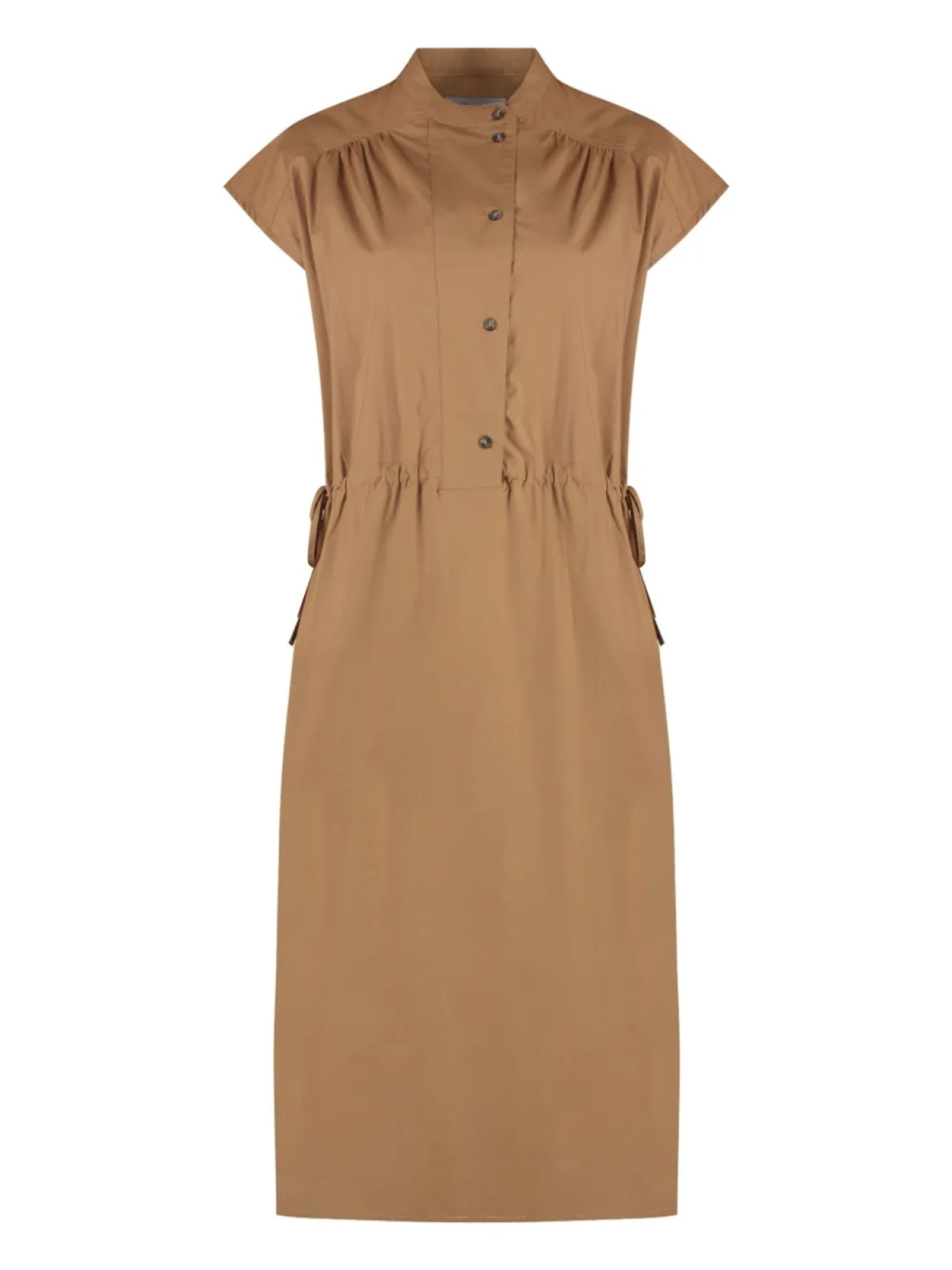 Платье-рубашка из поплина Yves Salomon, коричневый
Платье-рубашка из поплина Yves Salomon, коричневый