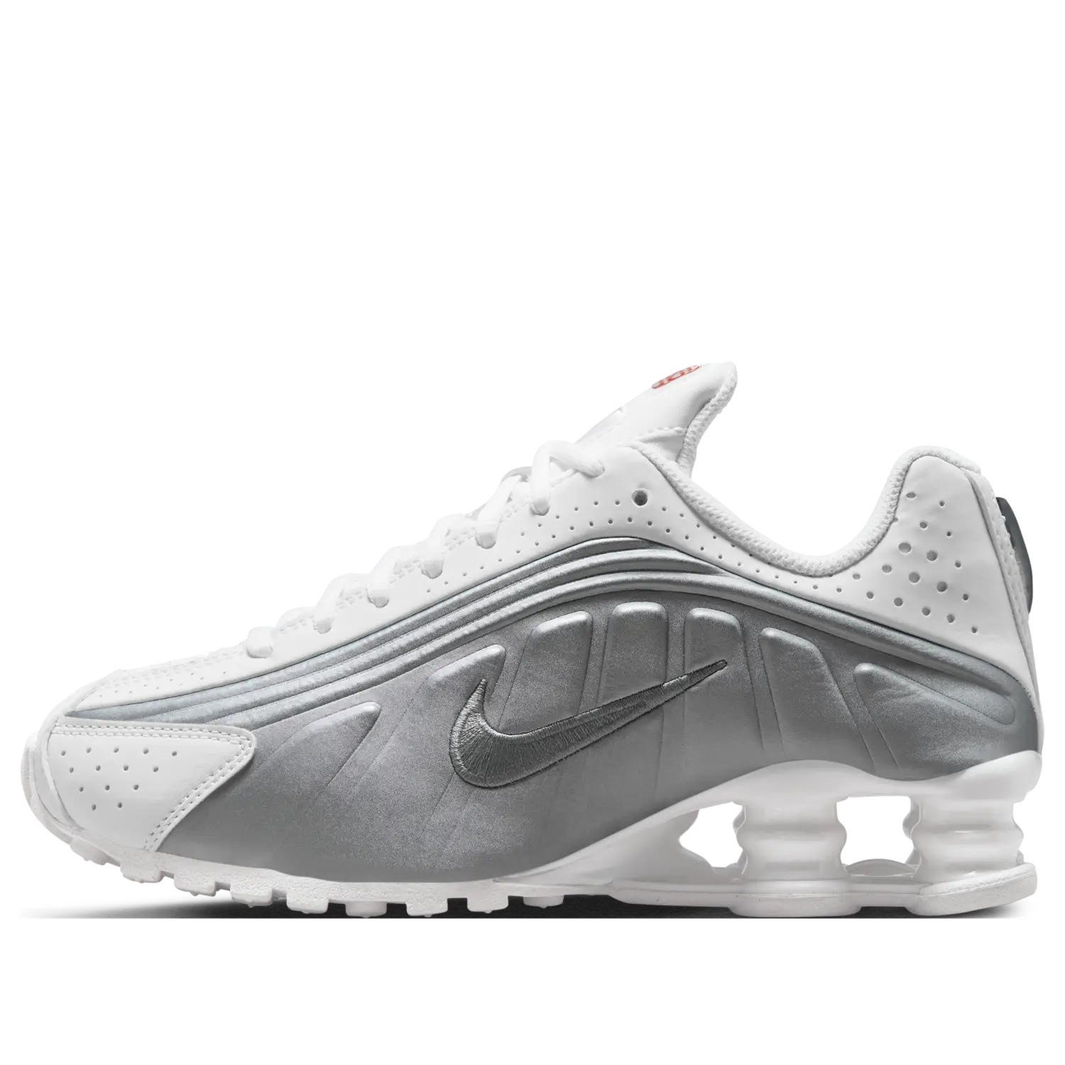 Кроссовки (GS) Nike Shox R4 'White Metallic Silver'
Кроссовки (GS) Nike Shox R4 'White Metallic Silver'