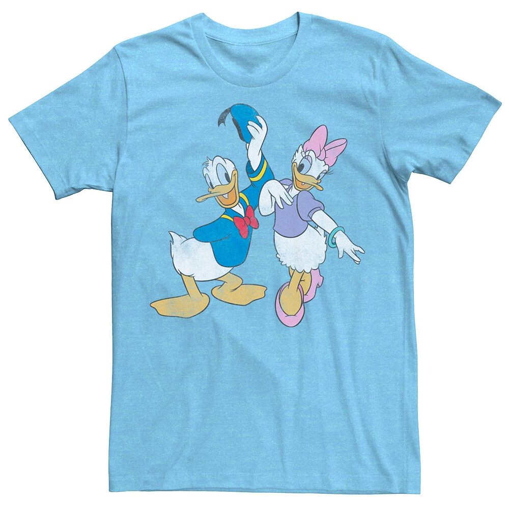 Мужская потертая футболка Disney Mickey & Friends Donald & Daisy, цвет Light Blue Heather
Мужская потертая футболка Disney Mickey & Friends Donald & Daisy, цвет Light Blue Heather