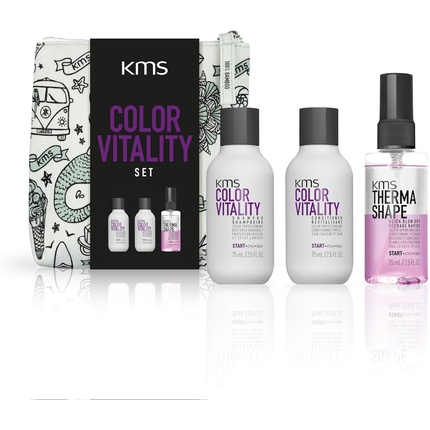 Дорожный набор Color Vitality с шампунем и кондиционером 75 мл KMS
Дорожный набор Color Vitality с шампунем и кондиционером 75 мл KMS
