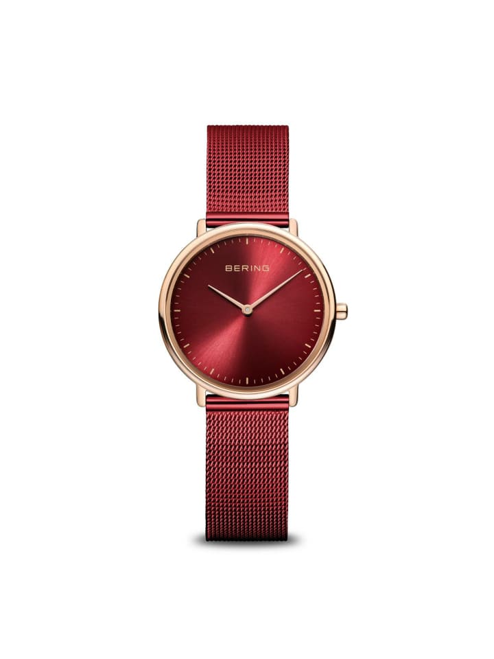 Bering Аналоговые женские часы красного цвета
Bering Аналоговые женские часы красного цвета