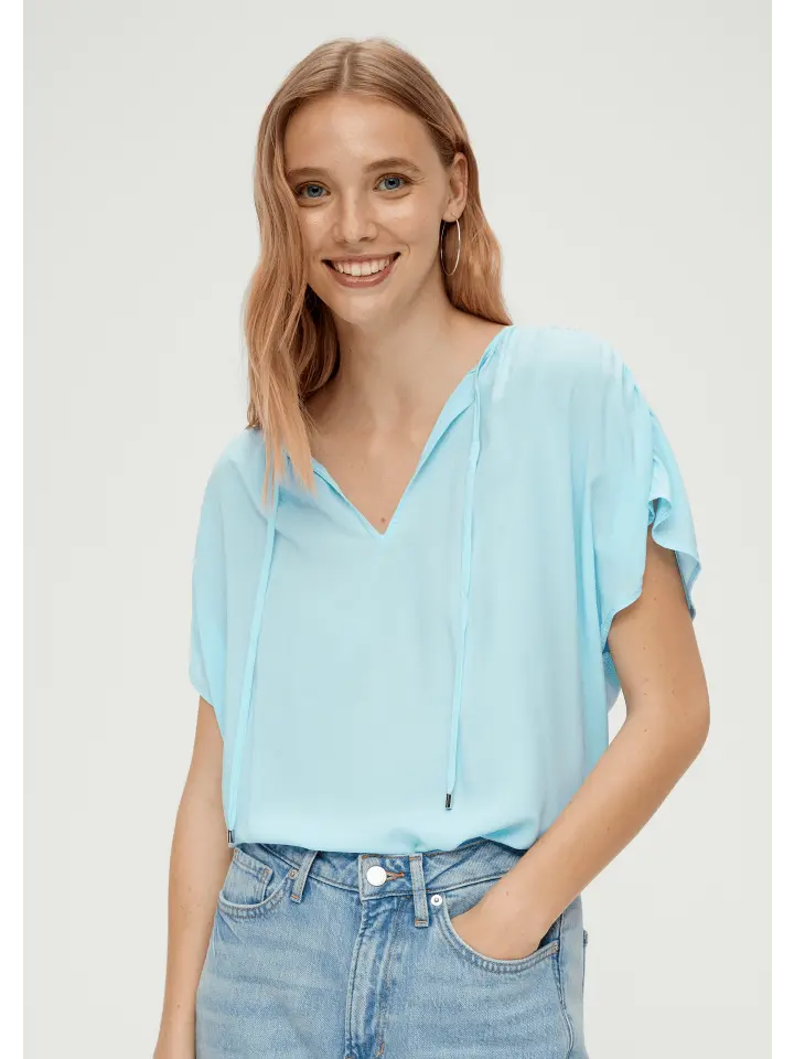 Блуза QS kurzarm, бирюзовый
Блуза QS kurzarm, бирюзовый
