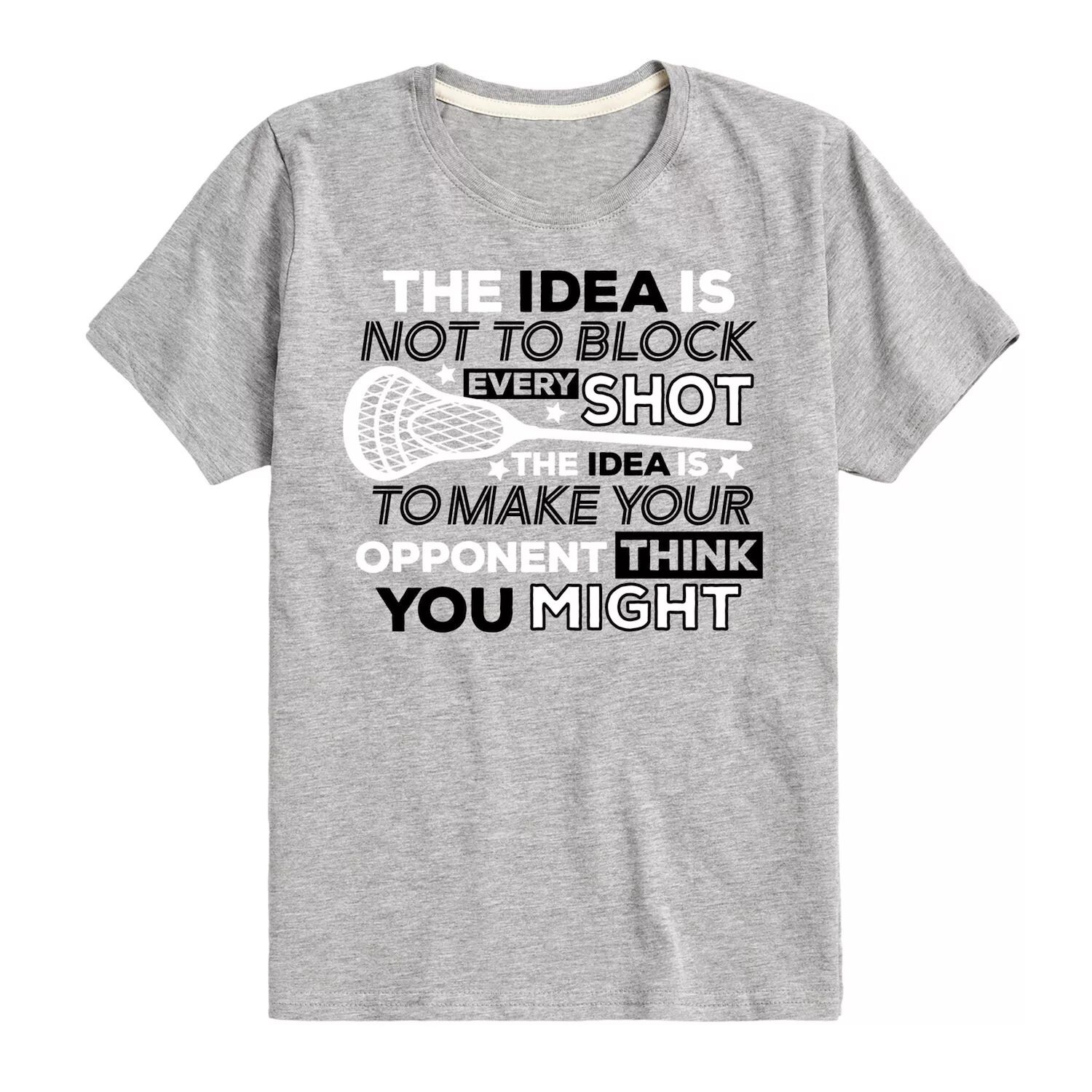 Футболка с графическим рисунком для мальчиков 8–20 лет для лакросса Block Every Shot Licensed Character, серый
Футболка с графическим рисунком для мальчиков 8–20 лет для лакросса Block Every Shot Licensed Character, серый