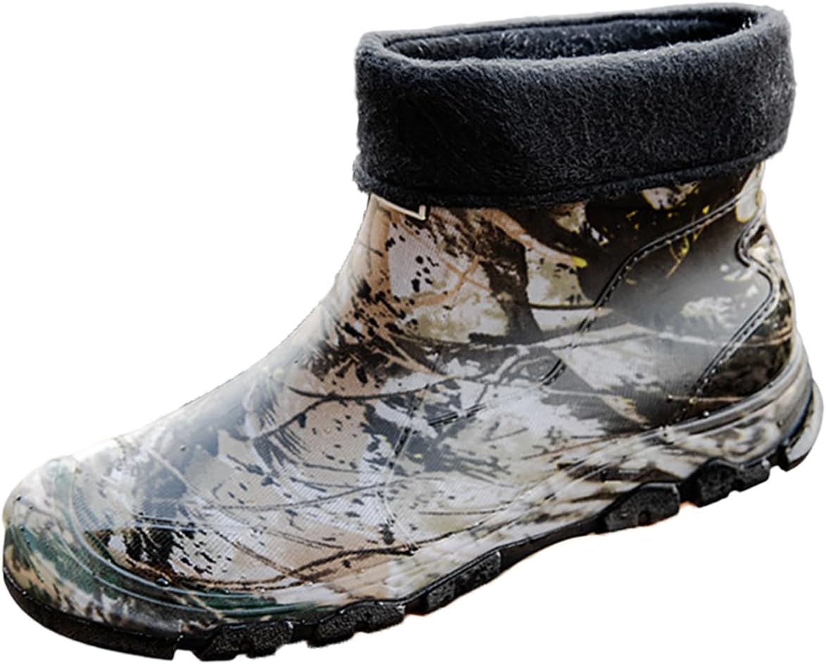Мужские камуфляжные резиновые ботинки до щиколотки, водонепроницаемые, противоскользящие, для работы и сада, резиновые ботинки без застежек Generic, серый
Мужские камуфляжные резиновые ботинки до щиколотки, водонепроницаемые, противоскользящие, для работы и сада, резиновые ботинки без застежек Generic, серый
