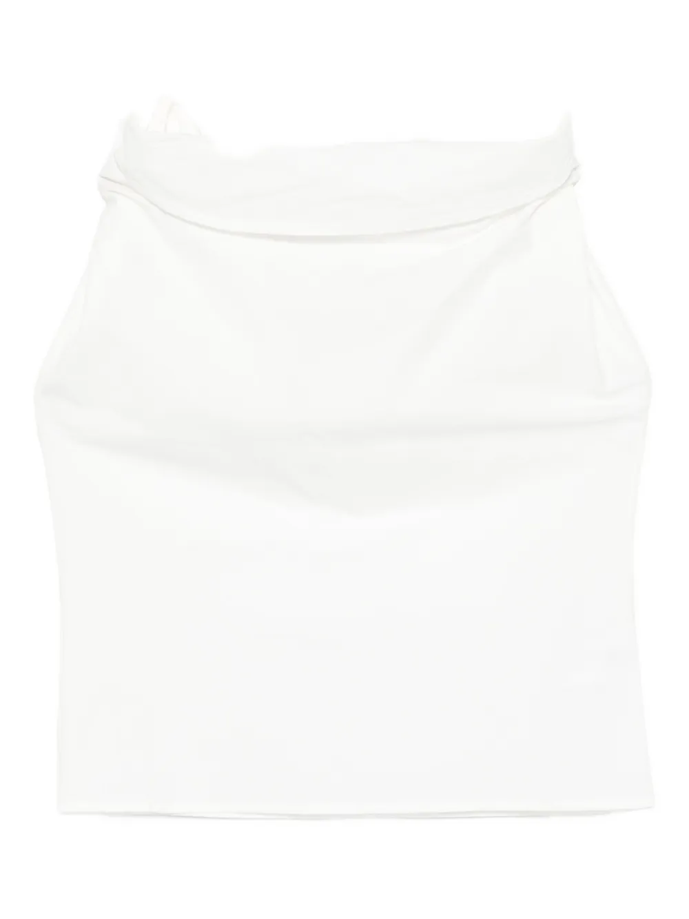 Топ Кристоф с драпировкой и халтернеем Paris Georgia, белый 
Топ Кристоф с драпировкой и халтернеем Paris Georgia, белый