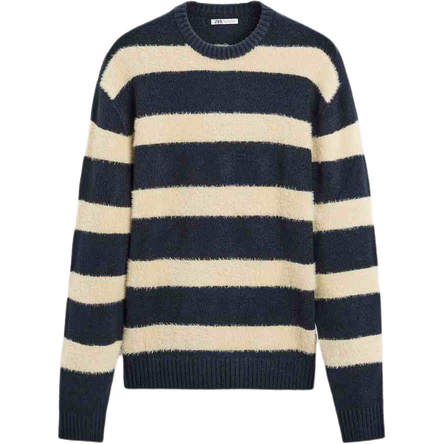 ZARA Трикотажный свитер морской синий
ZARA Трикотажный свитер морской синий