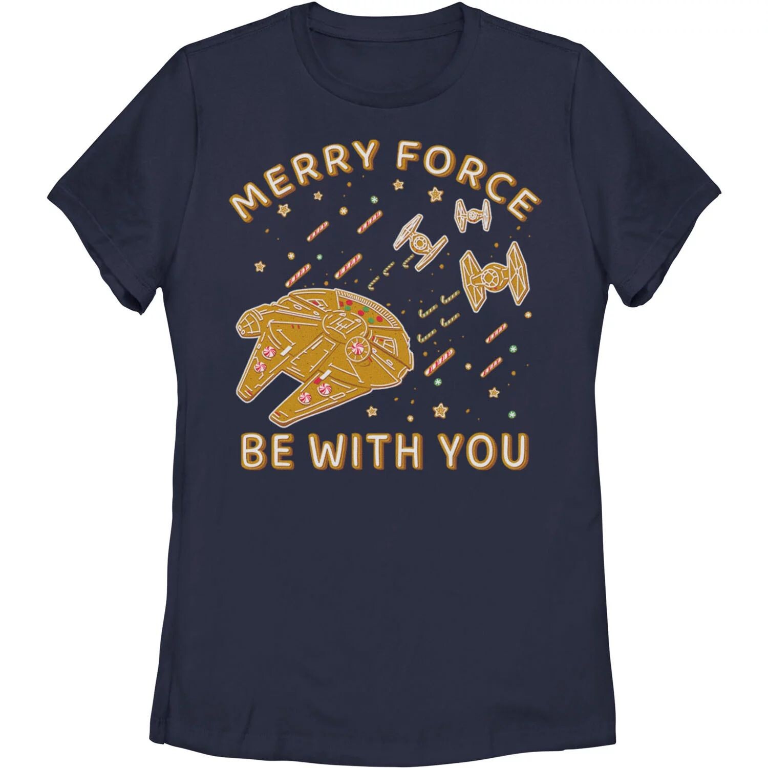 Футболка с рисунком печенья «Звёздные войны» для юниоров Christmas Merry Force Be With You Cookies Star Wars
Футболка с рисунком печенья «Звёздные войны» для юниоров Christmas Merry Force Be With You Cookies Star Wars