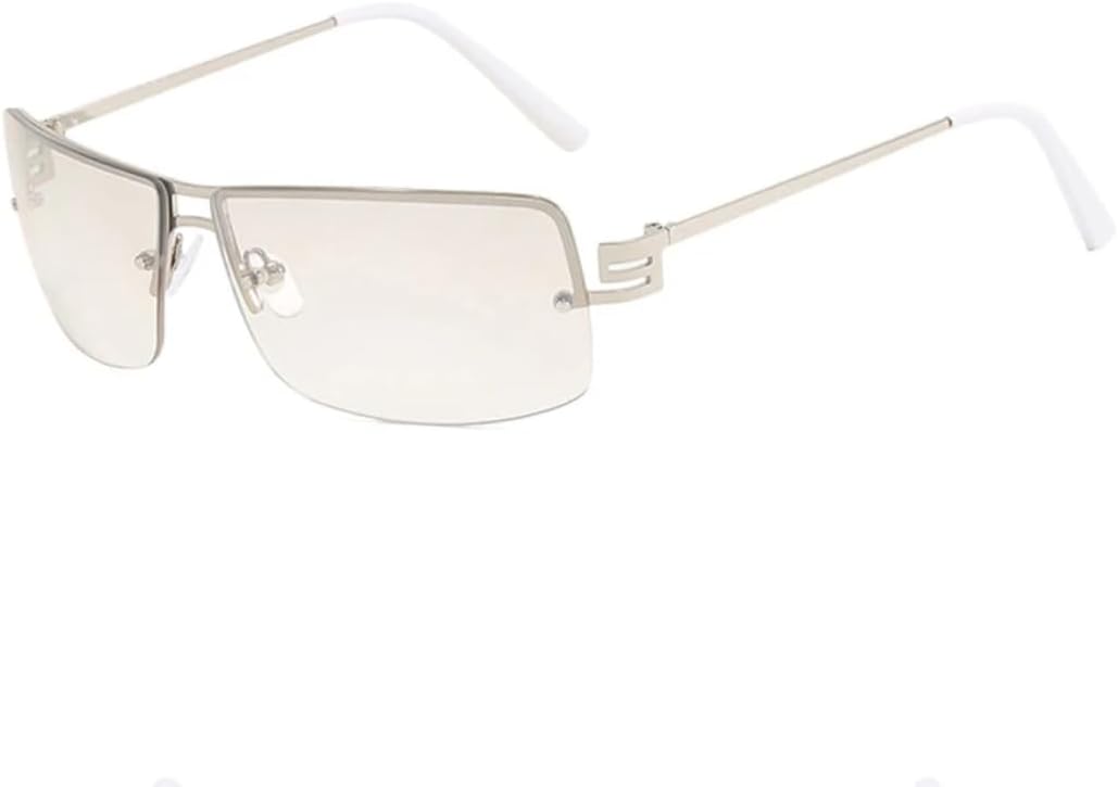 Солнцезащитные очки без оправы в стиле панк, популярные женские и мужские, металлические, летние, для путешествий, с защитой от УФ-излучения UV400 VVTWSSW, Silver Silver
Солнцезащитные очки без оправы в стиле панк, популярные женские и мужские, металлические, летние, для путешествий, с защитой от УФ-излучения UV400 VVTWSSW, Silver Silver