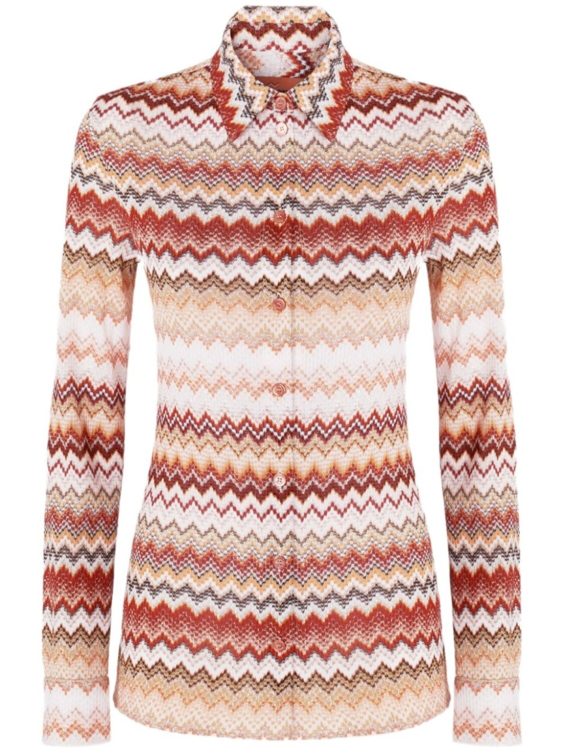 Missoni рубашка с узором зигзаг, нейтральный
Missoni рубашка с узором зигзаг, нейтральный