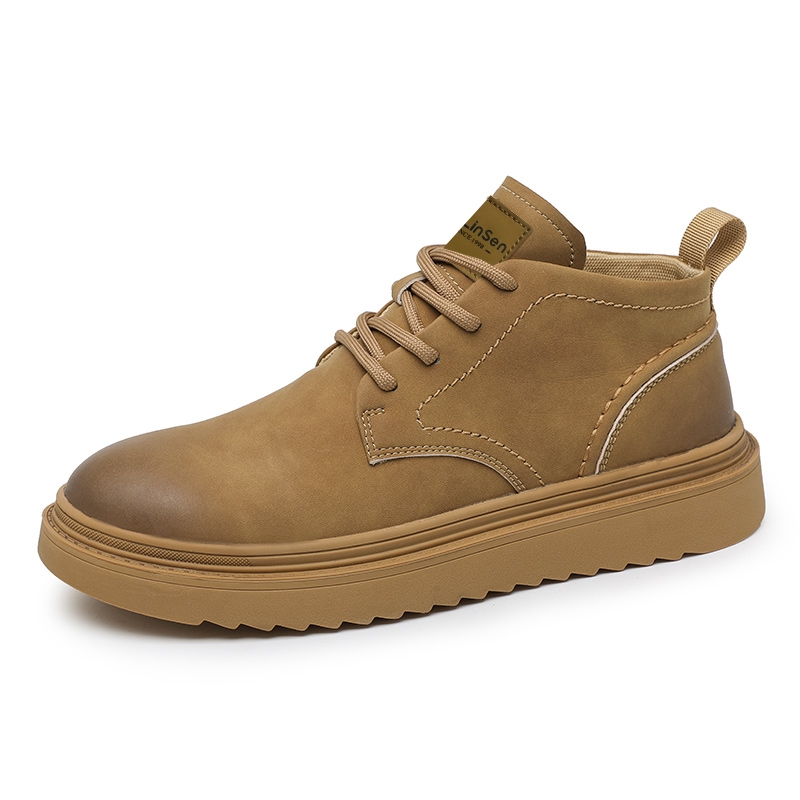 Износостойкие, дышащие, нескользящие, повседневные туфли средней высоты для мужчин Mulinsen, Yellow Brown
Износостойкие, дышащие, нескользящие, повседневные туфли средней высоты для мужчин Mulinsen, Yellow Brown