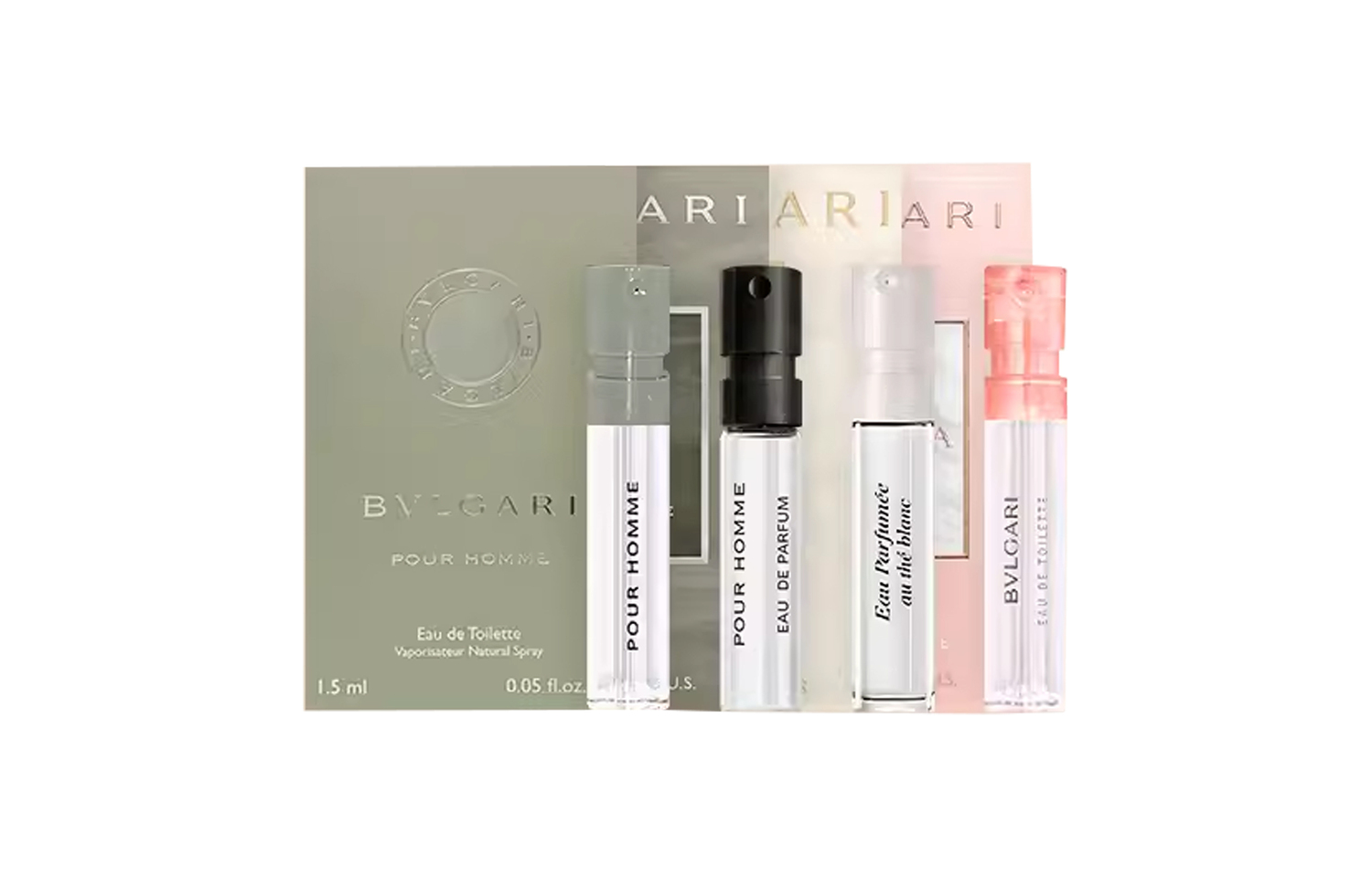 Набор пробников парфюма Star Fragrament Eau De Toilette 1,5 мл*4 BVLGARI
Набор пробников парфюма Star Fragrament Eau De Toilette 1,5 мл*4 BVLGARI