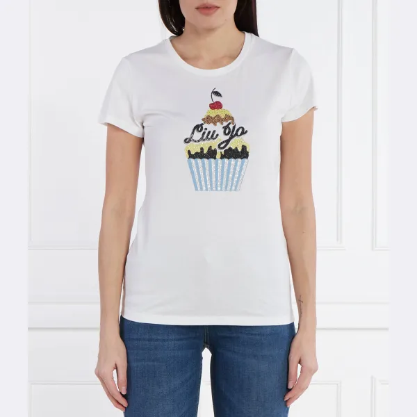 Облегающая футболка Liu Jo, белый
Облегающая футболка Liu Jo, белый