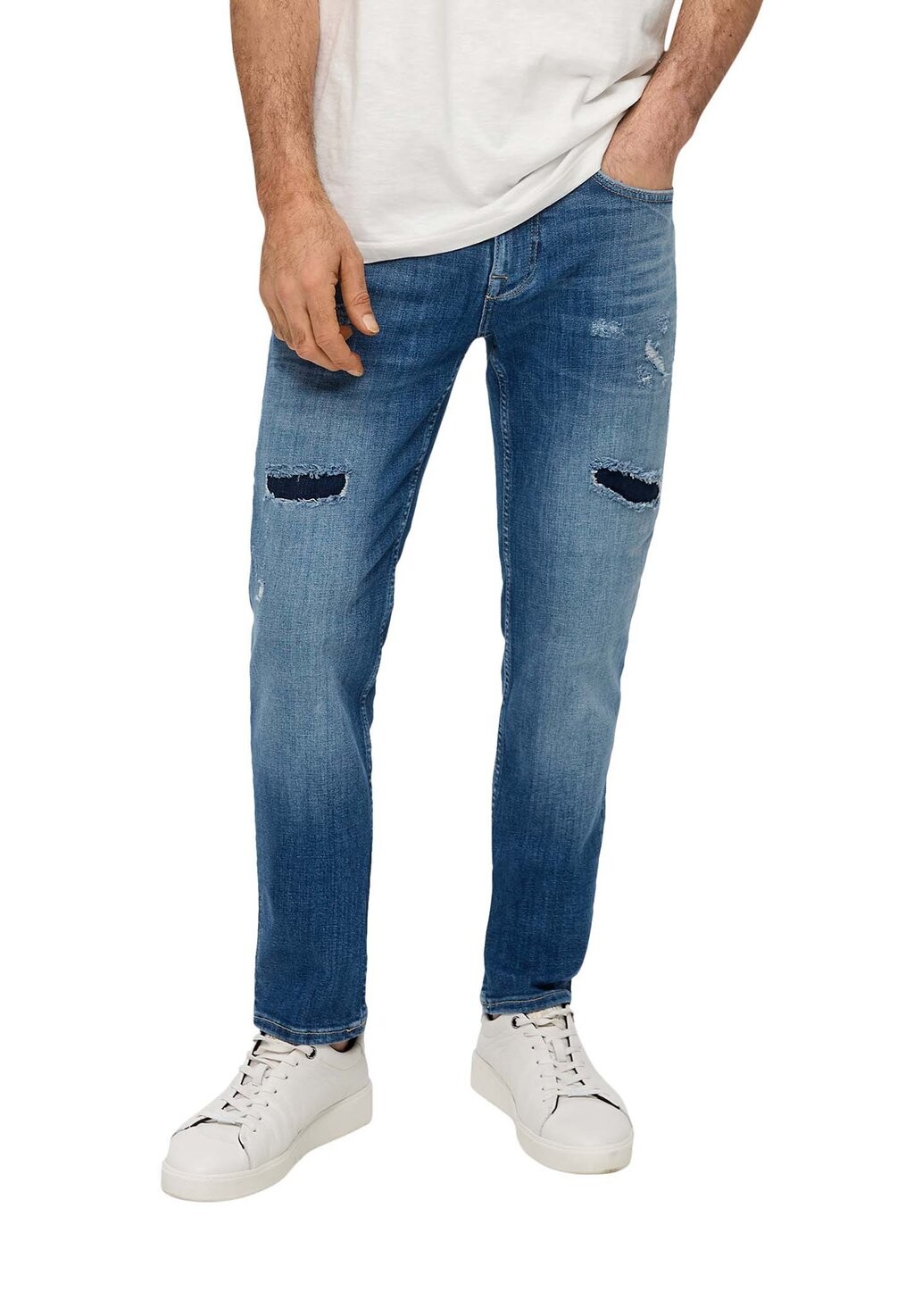 Джинсы облегающего кроя s.Oliver, темно-синий деним 
Джинсы облегающего кроя s.Oliver, темно-синий деним