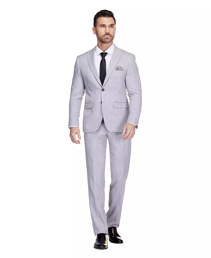 Мужской 2-х предметный эластичный костюм Slim-Fit Gino Vitale, серый
Мужской 2-х предметный эластичный костюм Slim-Fit Gino Vitale, серый