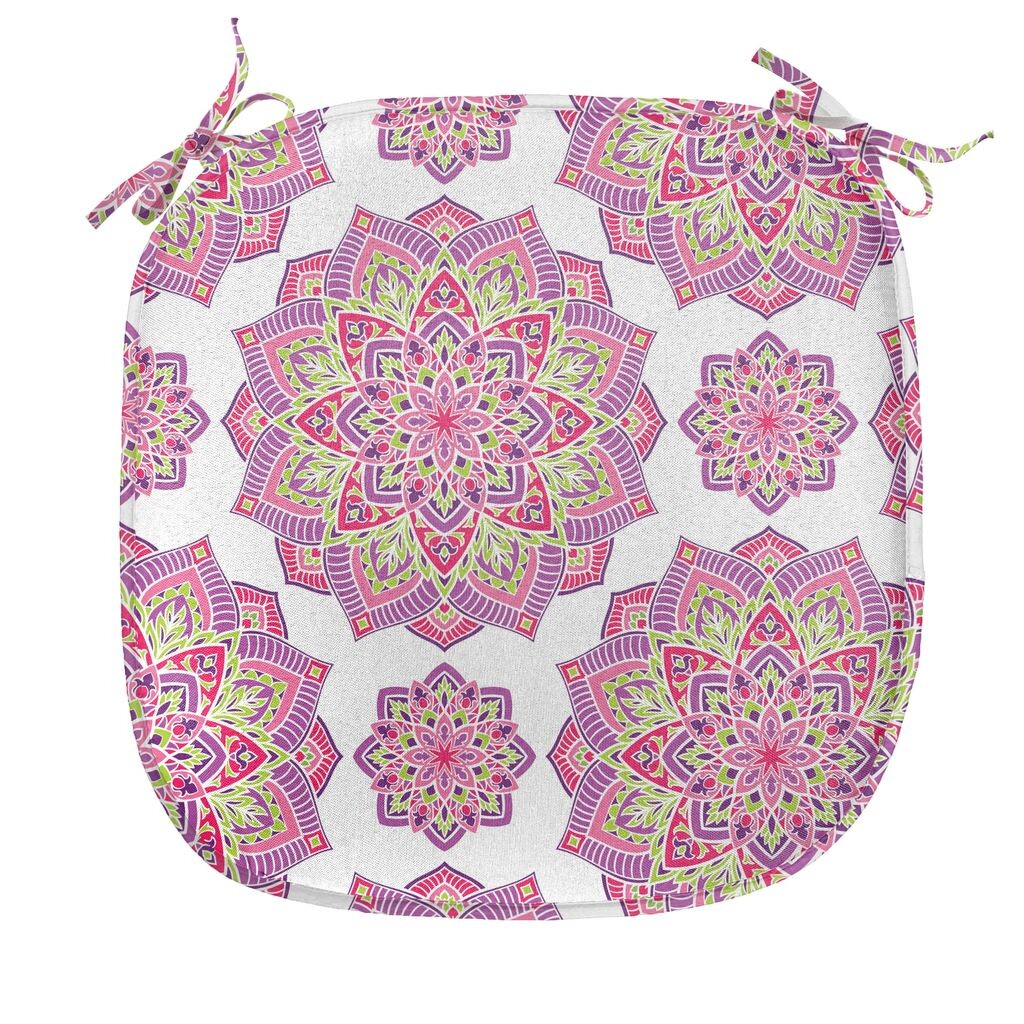 ABAKUHAUS Фиолетовая подушка для обеденного стула Mandala, эссенция лотоса, декоративная водонепроницаемая подушка с ремнями для кухонных сидений, 40 см x 40 см, лаймово-зеленый, фуксия
ABAKUHAUS Фиолетовая подушка для обеденного стула Mandala, эссенция лотоса, декоративная водонепроницаемая подушка с ремнями для кухонных сидений, 40 см x 40 см, лаймово-зеленый, фуксия