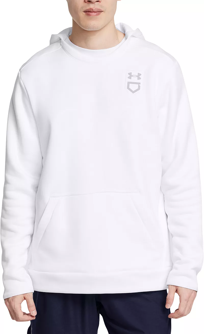 Мужская бейсбольная толстовка Under Armour Utility, цвет White/Mod Gray 
Мужская бейсбольная толстовка Under Armour Utility, цвет White/Mod Gray