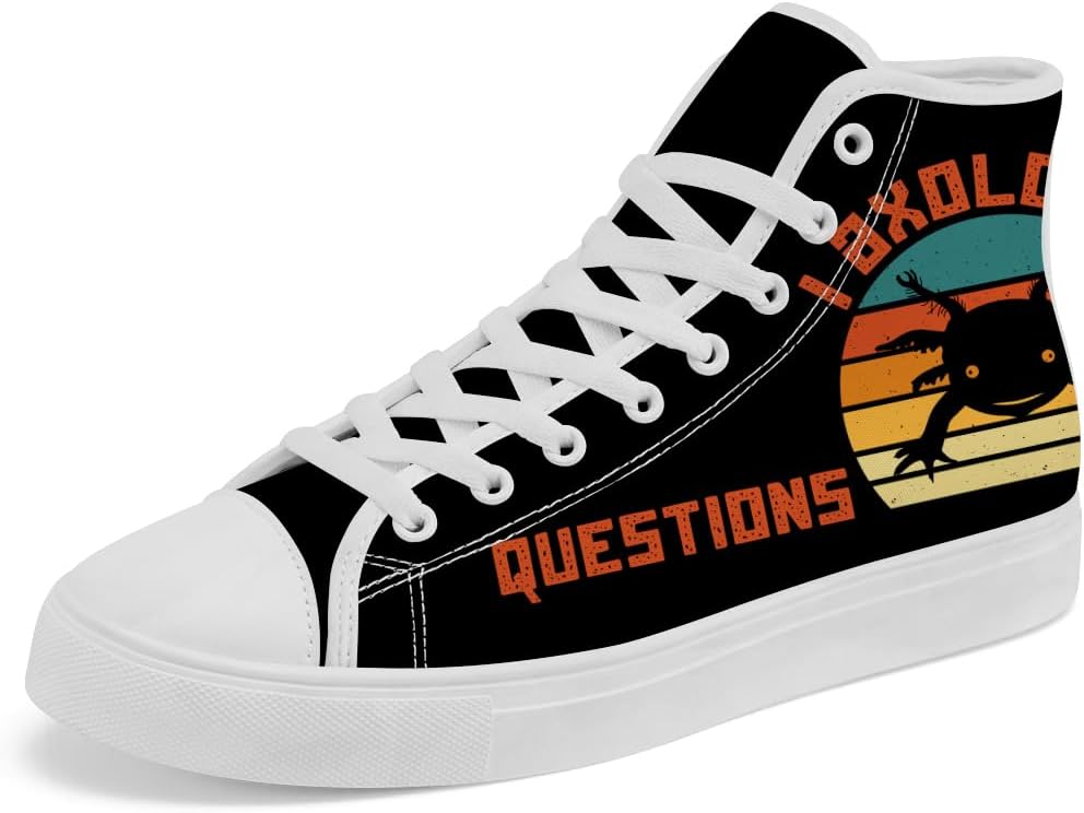 Мужские и женские высокие кеды Axolotl, высокие тканевые кроссовки на шнуровке, повседневная обувь, подарок для мужчин и женщин Chebing, черный
Мужские и женские высокие кеды Axolotl, высокие тканевые кроссовки на шнуровке, повседневная обувь, подарок для мужчин и женщин Chebing, черный