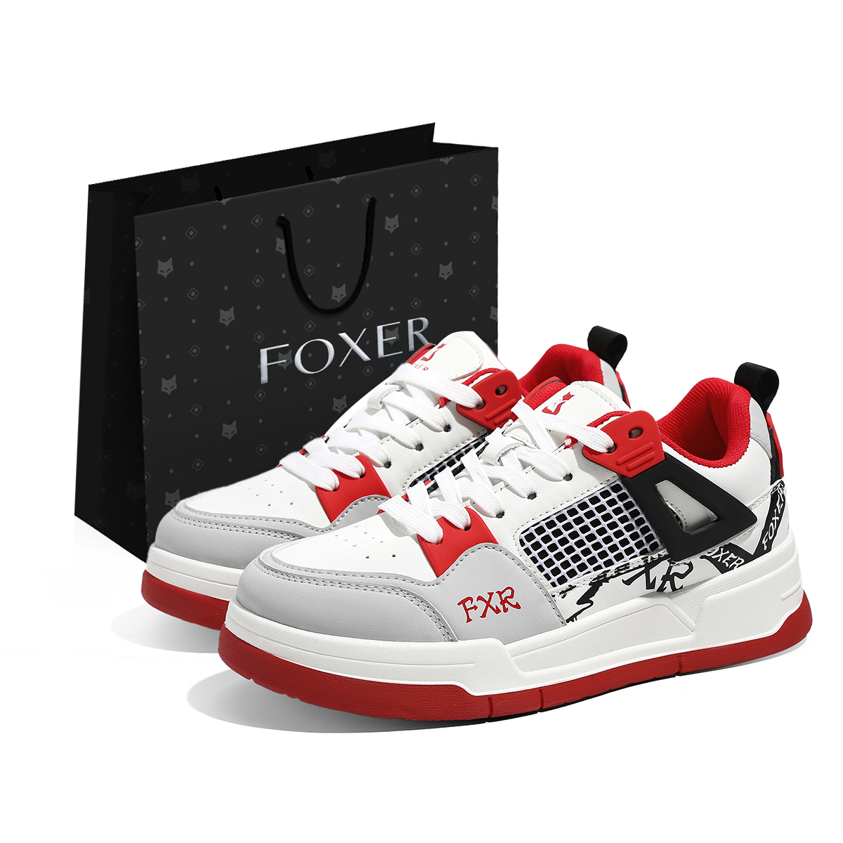 FOXER Скользоустойчивые, износостойкие, легкие, дышащие низкие скейтерские кроссовки унисекс бело-красные, цвет White/Red
FOXER Скользоустойчивые, износостойкие, легкие, дышащие низкие скейтерские кроссовки унисекс бело-красные, цвет White/Red