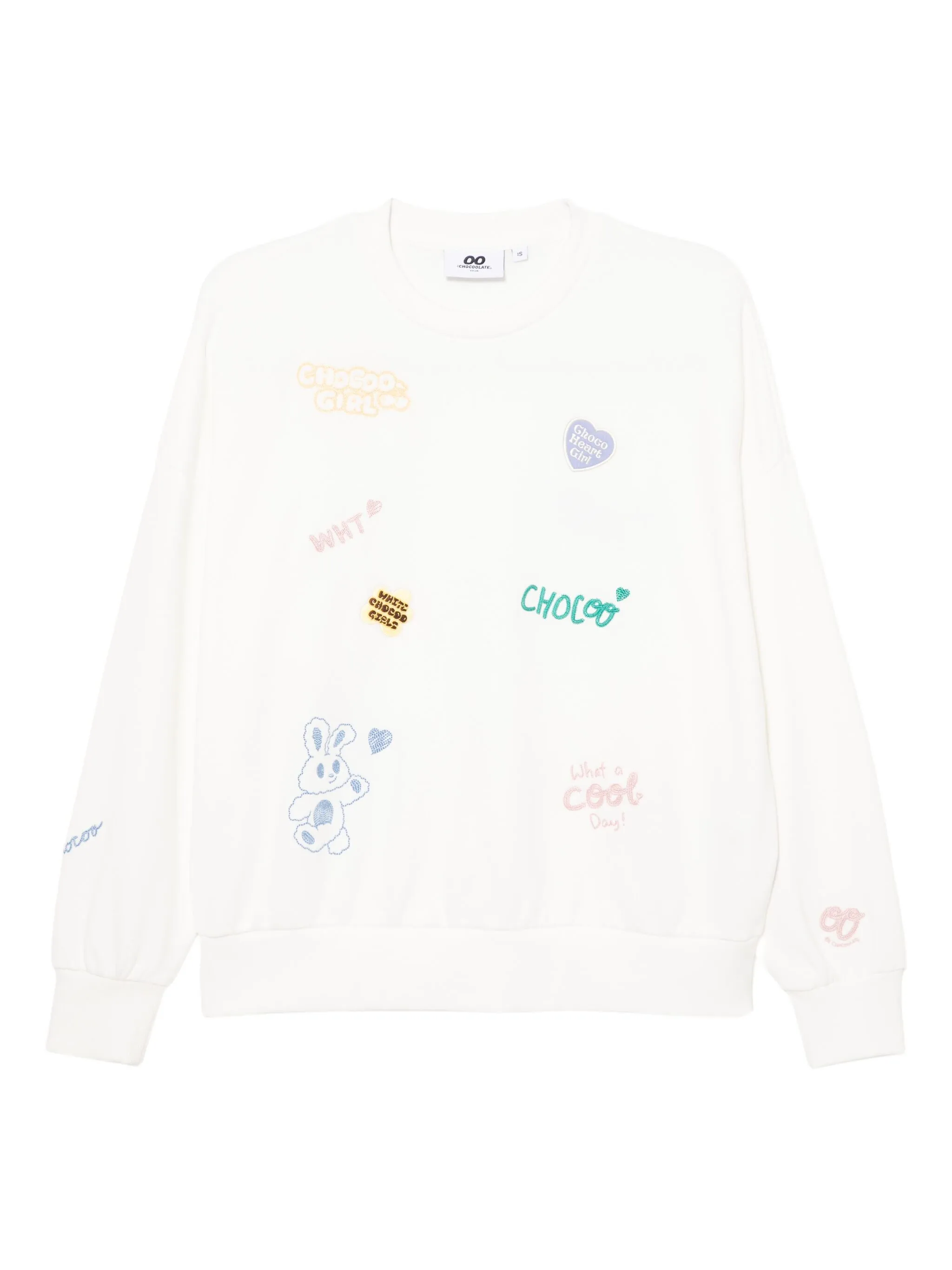 Толстовка с вышитым логотипом Chocoolate, белый
Толстовка с вышитым логотипом Chocoolate, белый