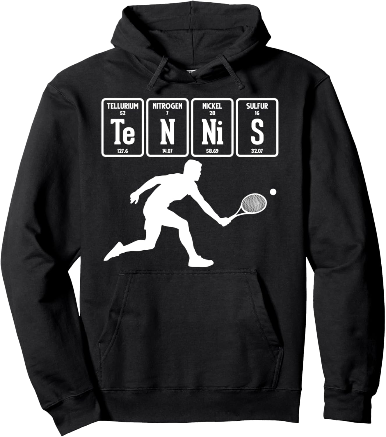 Периодическая таблица элементов Химия Теннисист Худи Chemistry Fan Of Fun Science And Tennis Lover, черный
Периодическая таблица элементов Химия Теннисист Худи Chemistry Fan Of Fun Science And Tennis Lover, черный