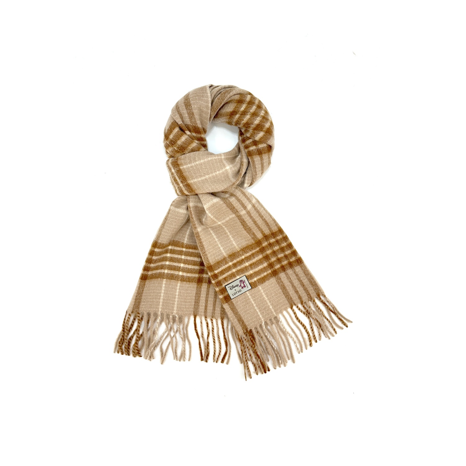 Disney Шерстяной вязаный шарф унисекс, Brown Pinstripe Plaid
Disney Шерстяной вязаный шарф унисекс, Brown Pinstripe Plaid