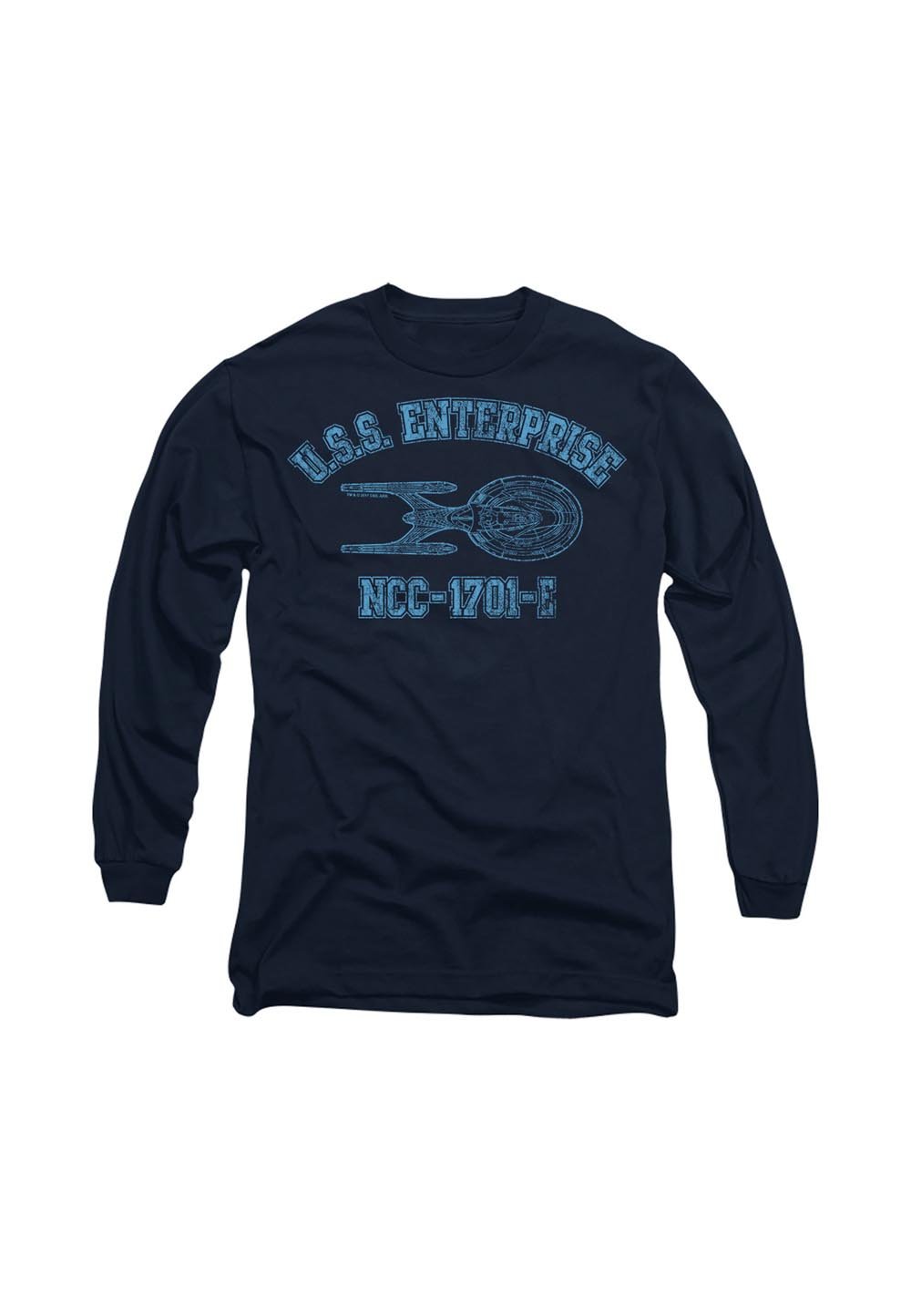 Топ с длинными рукавами STAR TREK ENTERPRISE E ATHLETIC Cotton Soul, темно-синий
Топ с длинными рукавами STAR TREK ENTERPRISE E ATHLETIC Cotton Soul, темно-синий