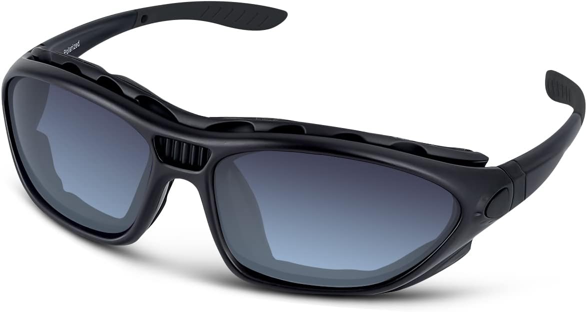 Поляризованные спортивные солнцезащитные очки BEACOOL для мужчин, женщин и молодежи, для безопасной езды на мотоцикле, вождения, верховой езды, военные очки, тактические очки, Black
Поляризованные спортивные солнцезащитные очки BEACOOL для мужчин, женщин и молодежи, для безопасной езды на мотоцикле, вождения, верховой езды, военные очки, тактические очки, Black