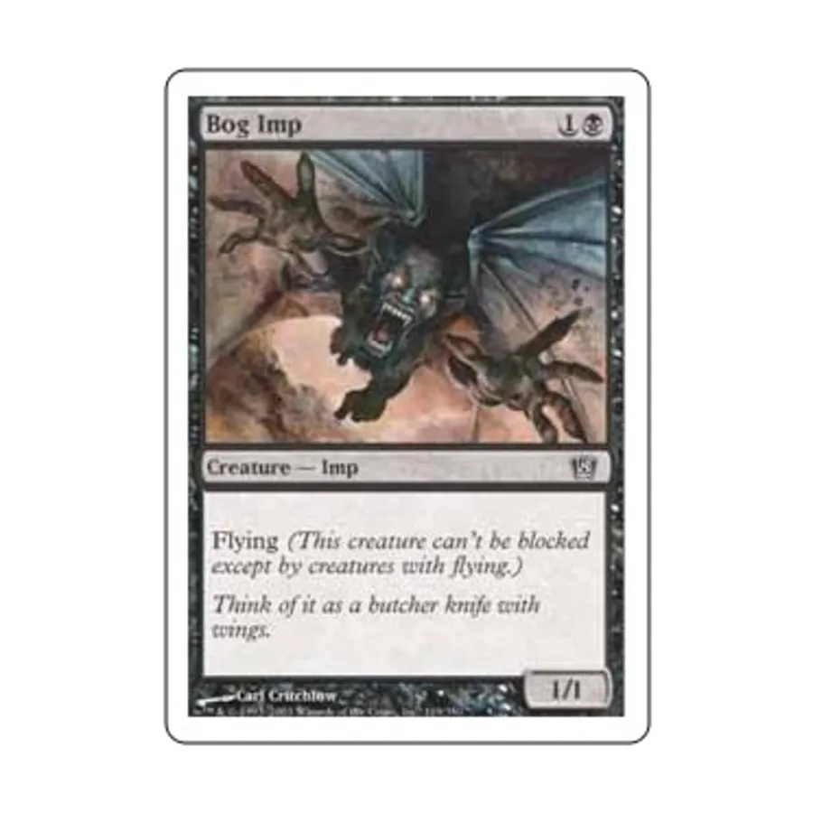 CCG Болотный черт (C) (фольга), MTG - 8th Edition
CCG Болотный черт (C) (фольга), MTG - 8th Edition