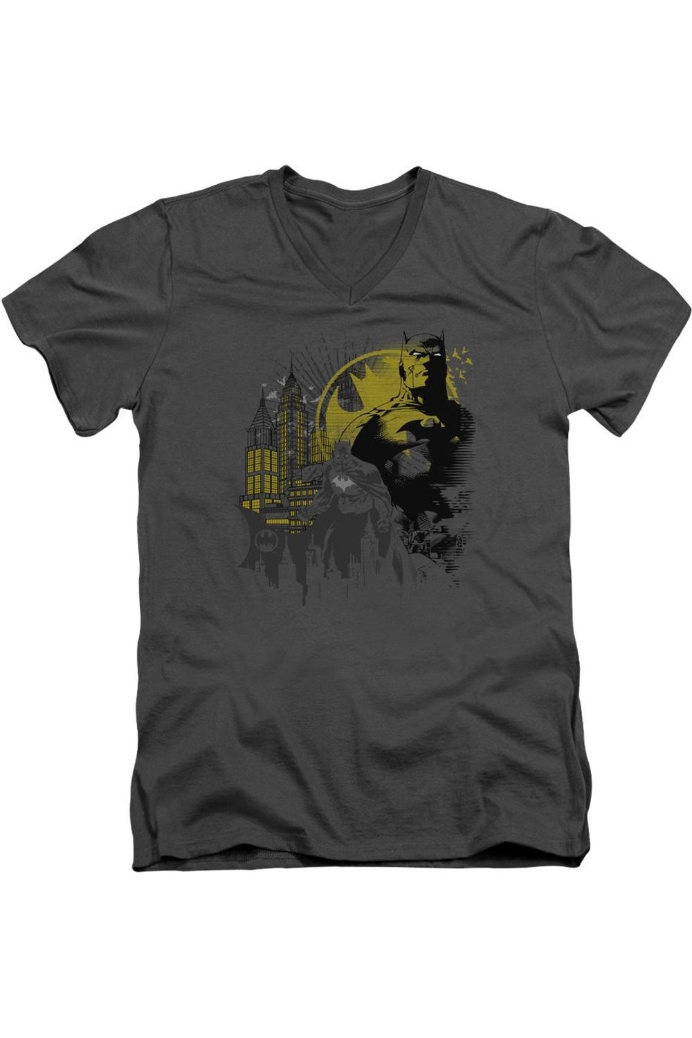 Футболка с коротким рукавом и V-образным вырезом для взрослых Batman The Dark City Gildan, цвет charcoal
Футболка с коротким рукавом и V-образным вырезом для взрослых Batman The Dark City Gildan, цвет charcoal