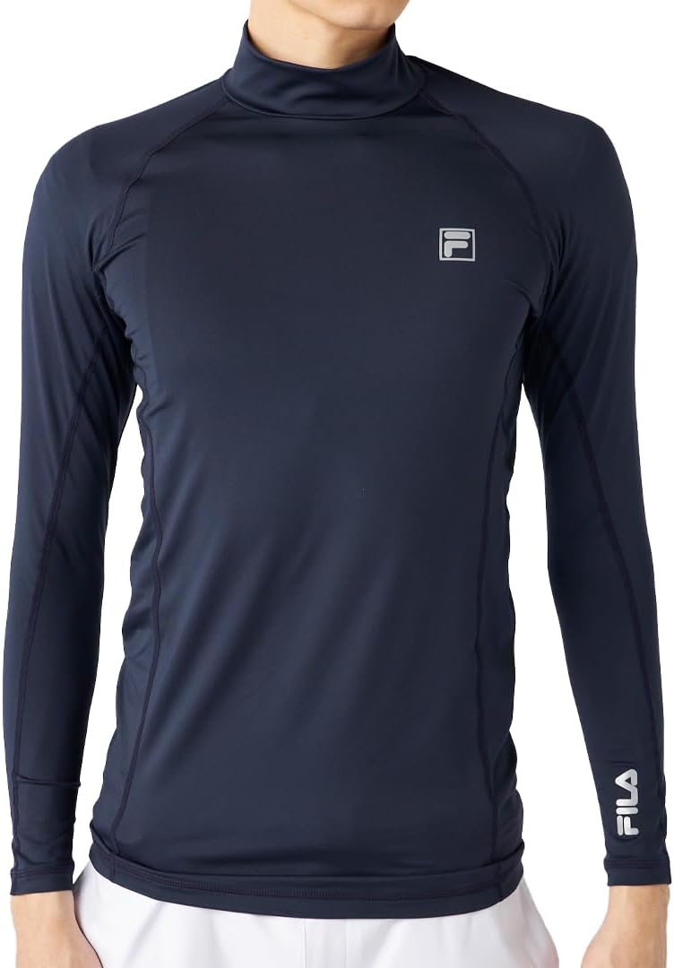 Мужская футболка с длинным рукавом Fila Golf, высокий воротник, влагоотводящая, быстросохнущая, с защитой от УФ-излучения, белый/темно-синий
Мужская футболка с длинным рукавом Fila Golf, высокий воротник, влагоотводящая, быстросохнущая, с защитой от УФ-излучения, белый/темно-синий