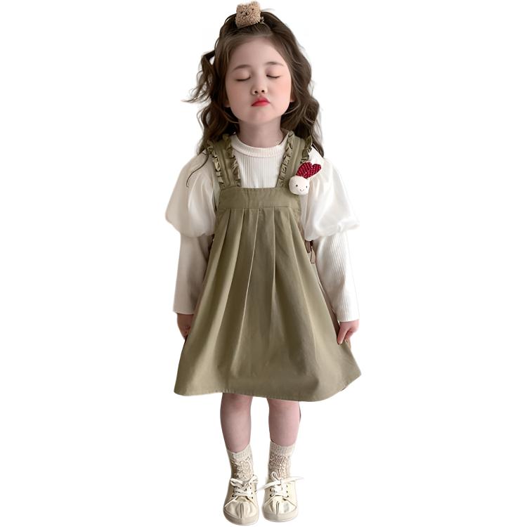 Детский комплект из двух предметов: юбка и футболка с круглым вырезом, умеренно короткий PROTECTCAMEL, хаки
Детский комплект из двух предметов: юбка и футболка с круглым вырезом, умеренно короткий PROTECTCAMEL, хаки