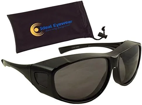 Накладки на солнцезащитные очки с поляризованными линзами — носятся поверх очков с диоптриями, подходят для мужчин и женщин Ideal Eyewear, Black Frame / Smoke Lens
Накладки на солнцезащитные очки с поляризованными линзами — носятся поверх очков с диоптриями, подходят для мужчин и женщин Ideal Eyewear, Black Frame / Smoke Lens