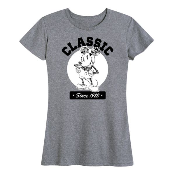 Женская футболка с рисунком Микки Мауса, классика с 1928 года Disney, серый
Женская футболка с рисунком Микки Мауса, классика с 1928 года Disney, серый
